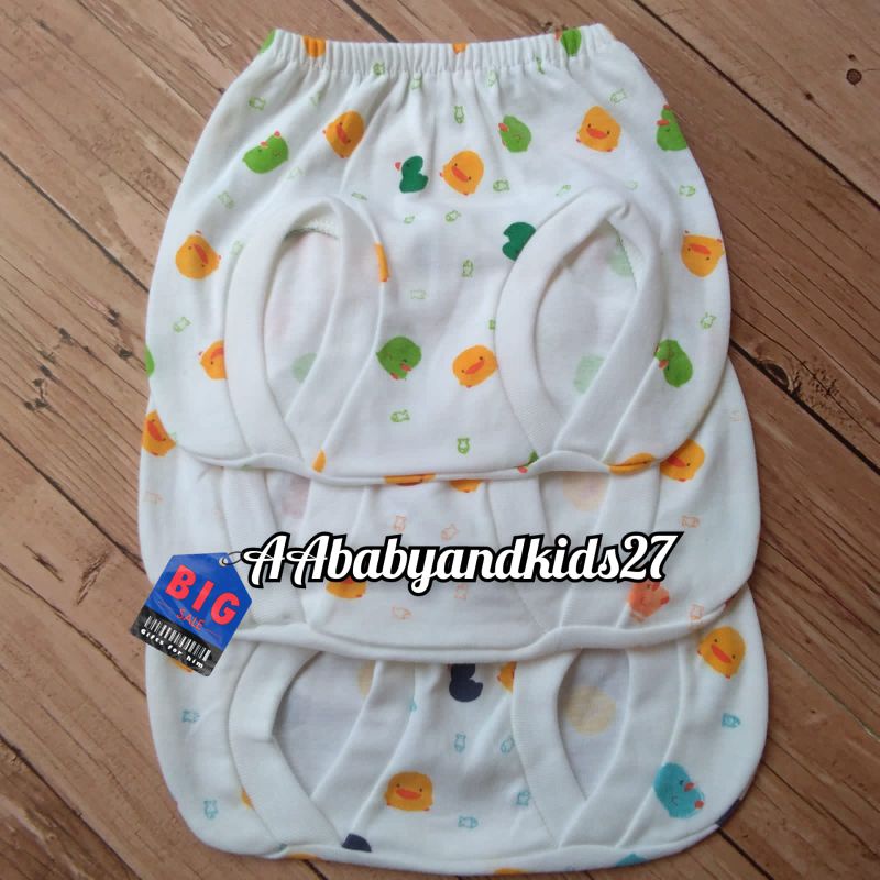 Shankusen 3PC Celana Bayi Model Kacamat Usia Newborn 0-4 Bulan Motif Little Duck Lembut dan SNI