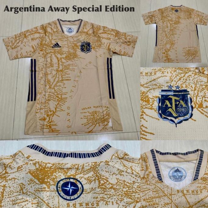 [DSport] JERSEY BAJU BOLA ARGENTINA AWAY PLAYER ISSUE 2020/2021 NEW OFFICIAL STOKSKU 3648