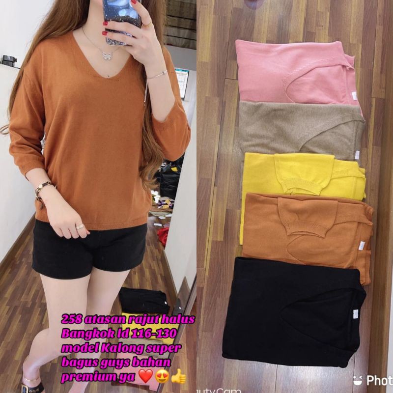 258 atasan rajut bangkok