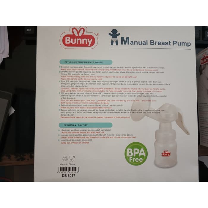 Lusty Bunny Manual Breast Pump