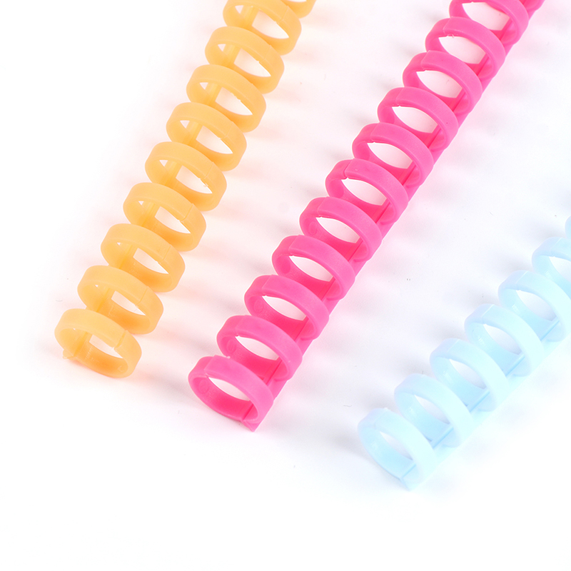 Ring Binder Spiral 30 Lubang Bahan Plastik Untuk Kertas A4 A5 A6