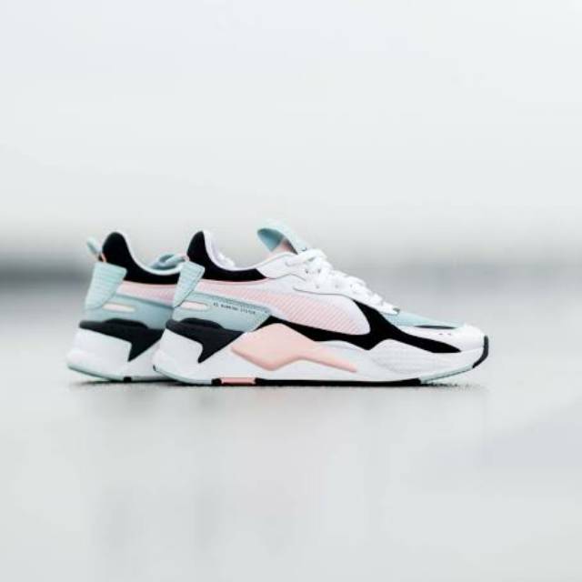 puma rsx reinvention white peach bud