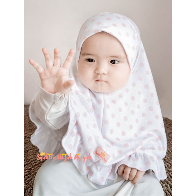 HIJAB SYAZLEEN by Syakila Hijab Aisyah // HIJAB BAYI HIJAB ANAK KAOS KATUN ANAK