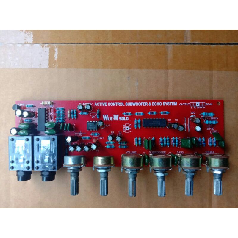 kit tone control stereo, echo mic