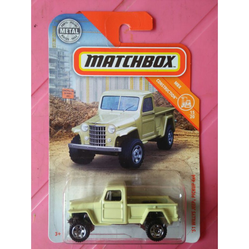MATCHBOX 51 WILLYS JEEP PICKUP 4X4