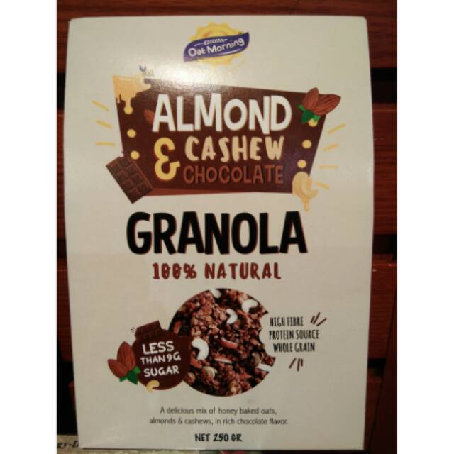 

OAT MORNING Almond & Cashew Chocolate 250gr