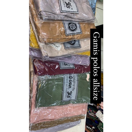 gamis polos salvina ory 100%