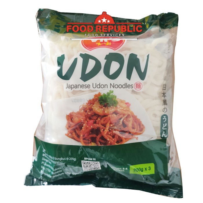 VITS JAPANESE UDON NOODLES 600 GR - MIE UDON JEPANG ISI 3 IMPORT HALAL