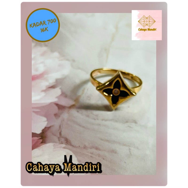 Cincin Emas Kadar 700 (16K) Berat +/- 2,04 Gram