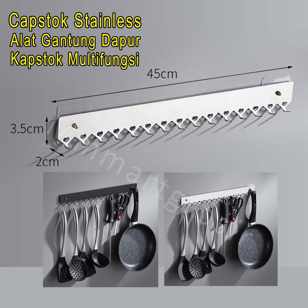 Capstok / Alat Gantung Dapur / Multifungsi / Capstok Stainless