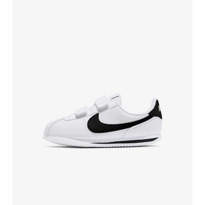 SEPATU ANAK ORIGINAL NIKE CORTEZ WHITE BLACK