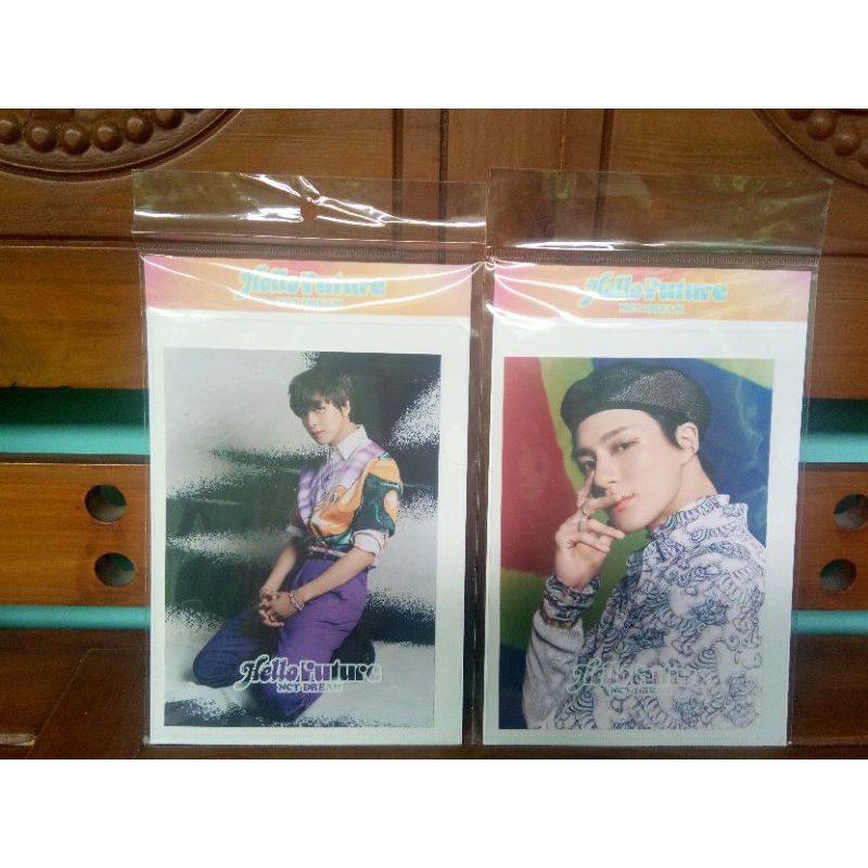Nct Dream Hello Future MD Postcard +  Hologram Photocard & Epoxy Hello Future Haechan