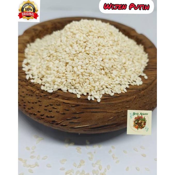 

Wijen Putih / White Sesame Seed / Biji wijen Putih 1kg
