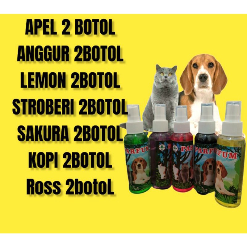 parfum kucing anjing 100ml 14 botol PAKET USAHA