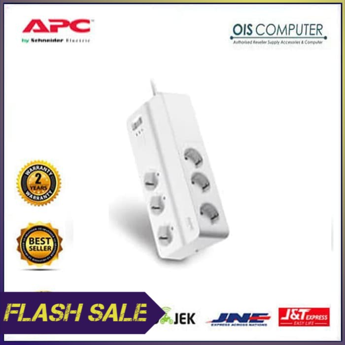 APC Surge Protector PM6GR   PM6 GR colokan anti petir stop kontak