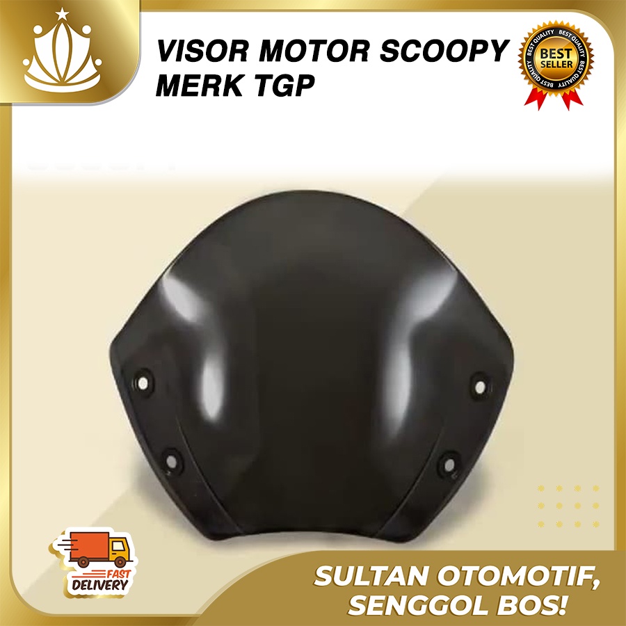 Windshield Visor Scoopy Fino Kuat Tidak Mudah Pecah Merk TGP MURAH