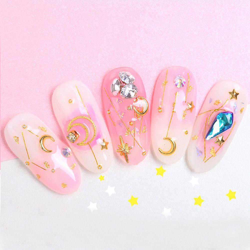 Mxbeauty Ornamen Bintang Kristal 3D Untuk Dekorasi Manicure / Nail Art