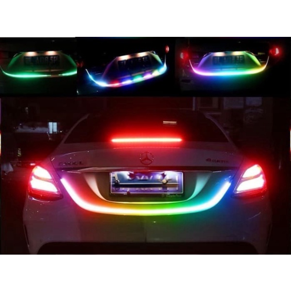 Lampu LED Tail Trunk Bagasi Belakang Mobil RGB Running
