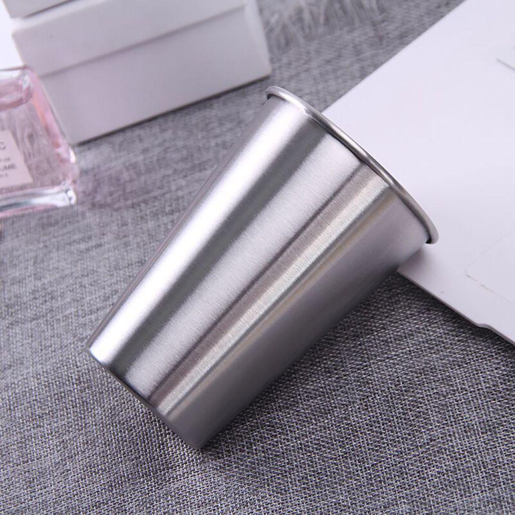 [Elegan] Handy Cup Berkualitas 350/500ml Botol Air Satu Lapis Stainless Steel Cangkir Minuman Dingin Sederhana