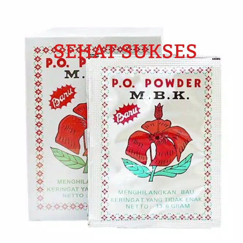 Bedak MBK Powder Box 12 Sachet