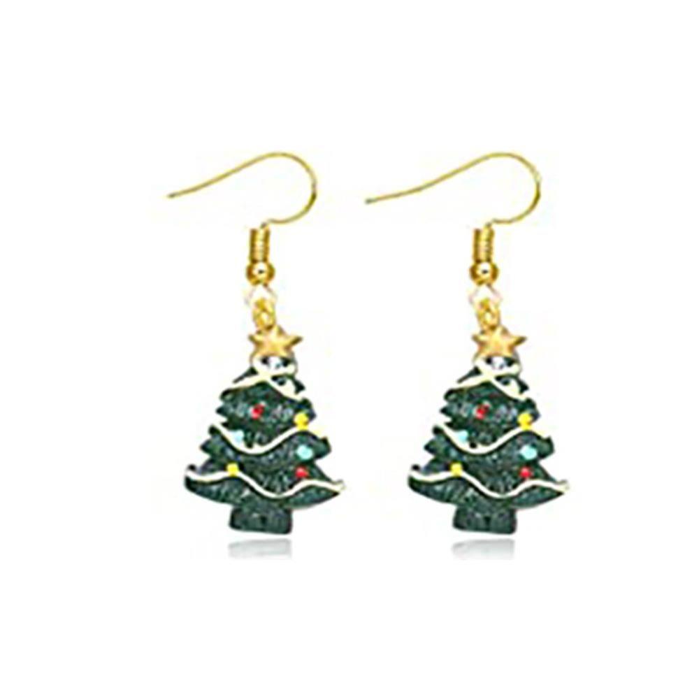 R-bunga Anting Fashion Natal Aksesori Berlebihan