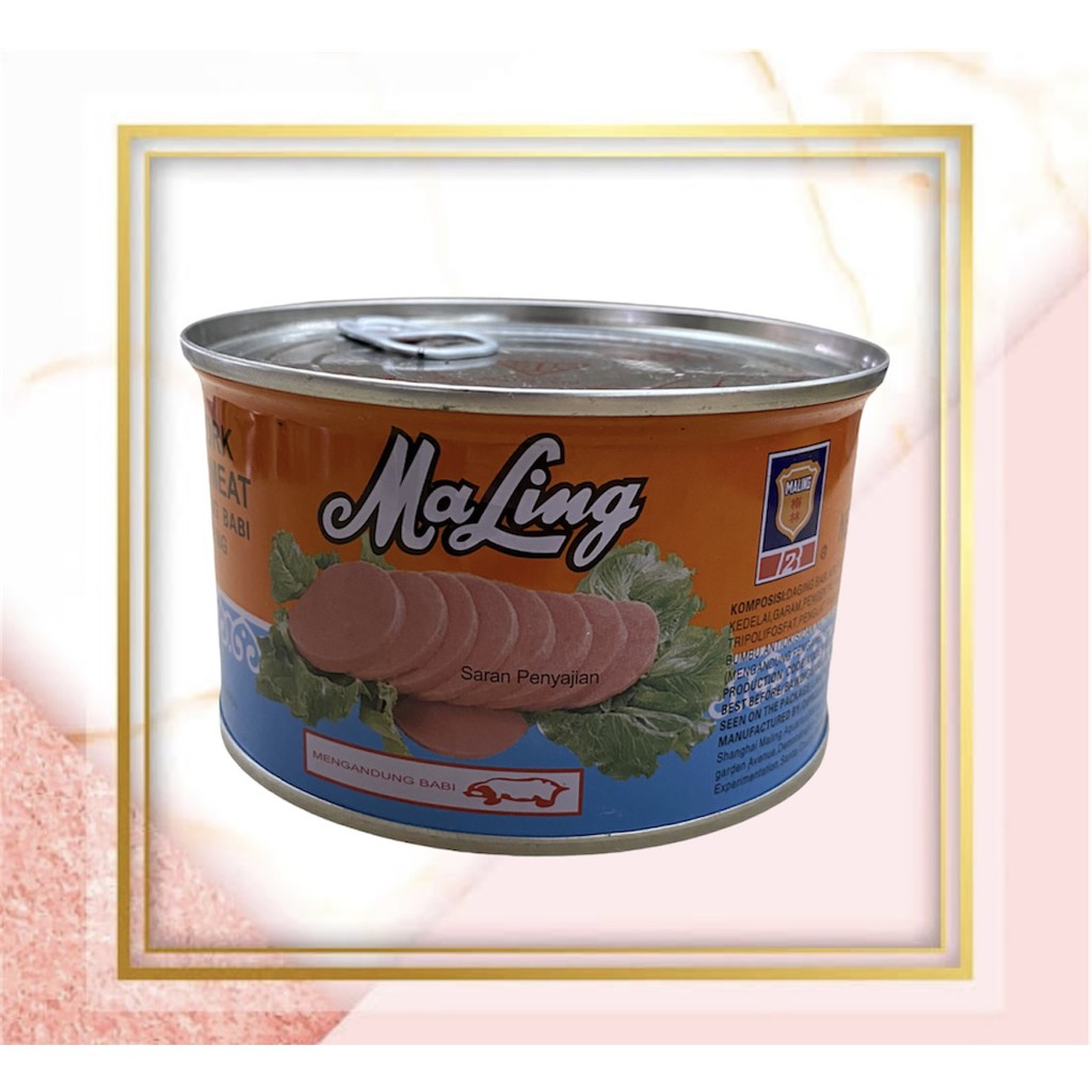 

Ma Ling Luncheon Pork TTS Canned / Daging Ham Babi Maling 397gr