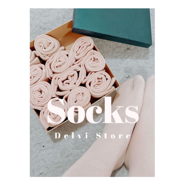 KAOS KAKI JEMPOL HIJAB MUSLIMAH WARNA KULIT KREM PREMIUM MURAH