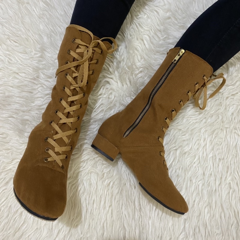 Sepatu Boots Winter // Sepatu Boots Fashion // Sepatu LINE DANCE Wanita (PANJANG 23CM)
