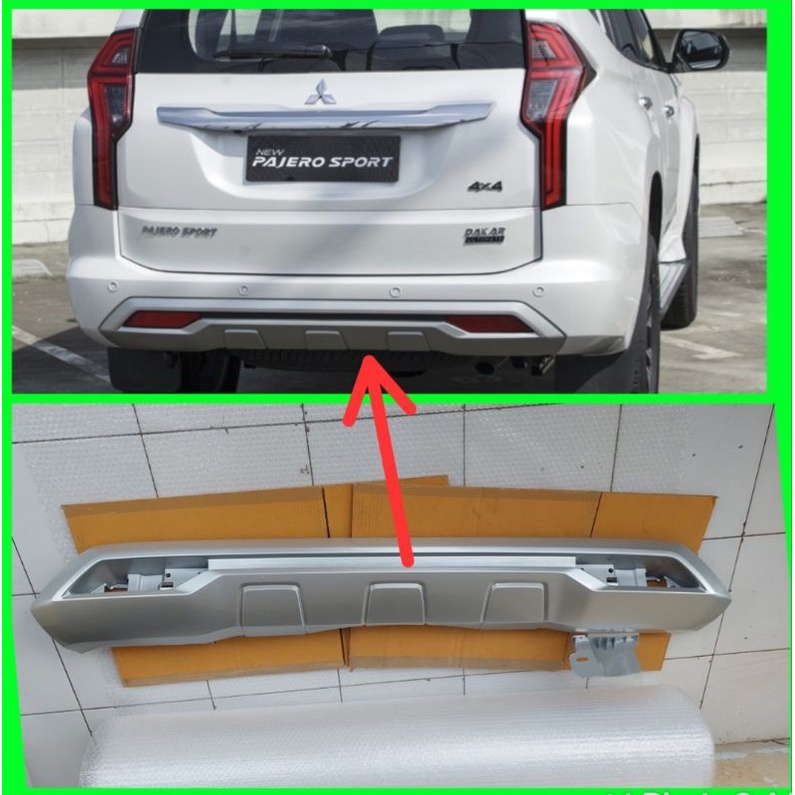 GARNISH COVER BEMPER BELAKANG PAJERO SPORT 2021 ORIGINAL