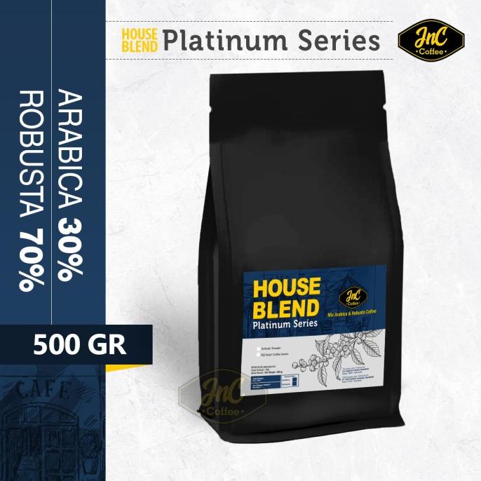

[ COD ] JnC House Blend Platinum 30% Biji Kopi Arabika 70% Robusta 500 Gr EKSLUSIF Kode 1042