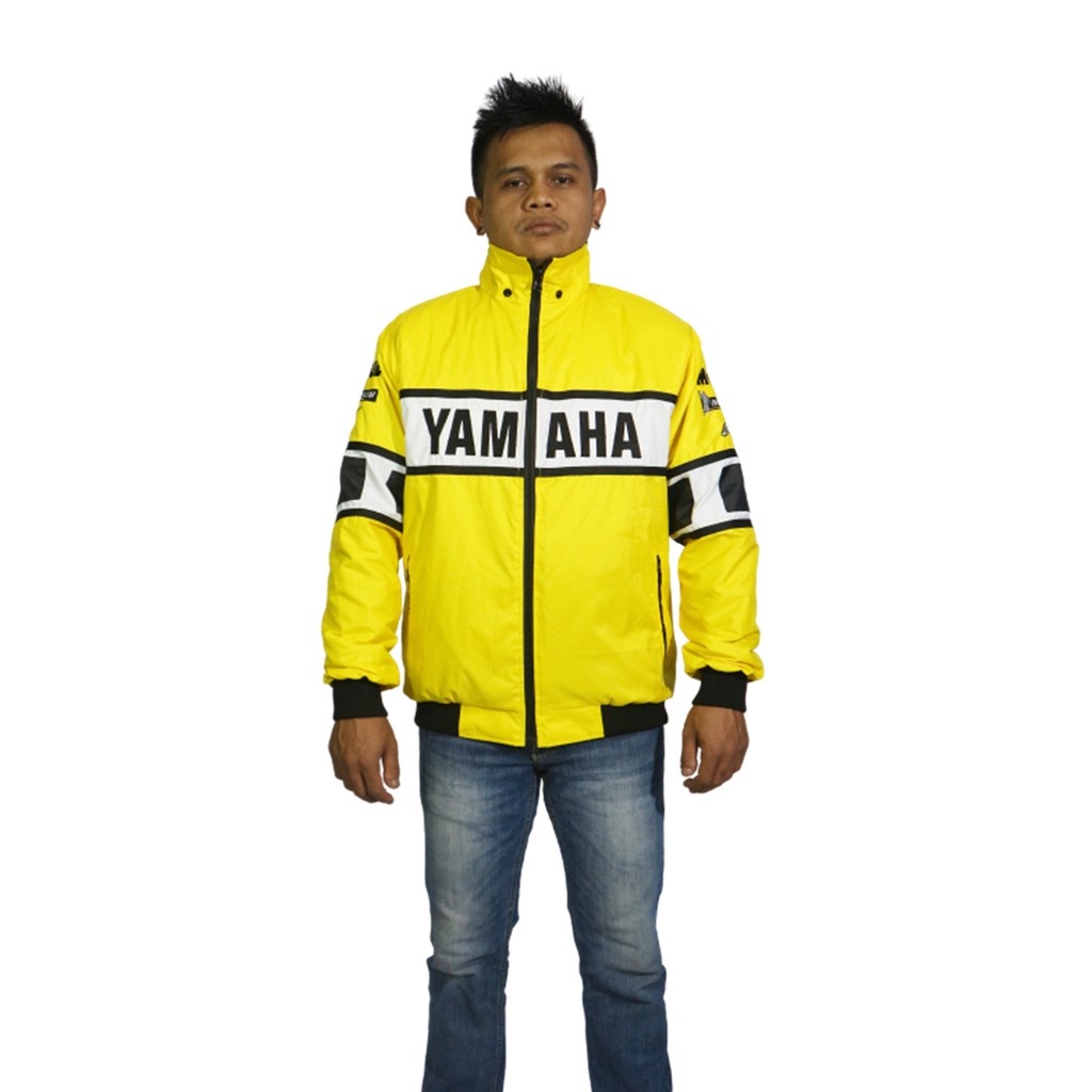 Jaket Motor Pria Yamaha Team Waterproof Terbaru L2g Alfa F1zr Force1 Rxz Rx King Sigma Vega Jupiter