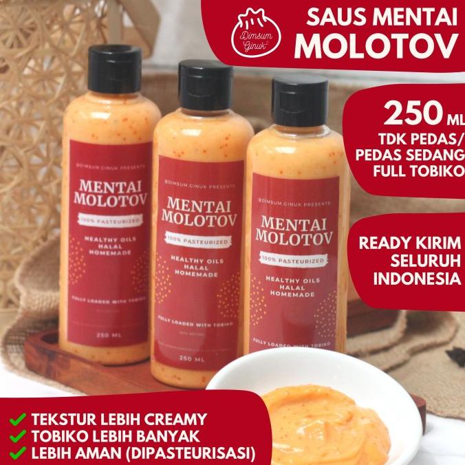 

[[COD]] Saos Saus Mentai Sauce Halal Molotov by Dimsum Ginuk | Mentaiko BERMUTU Kode 642
