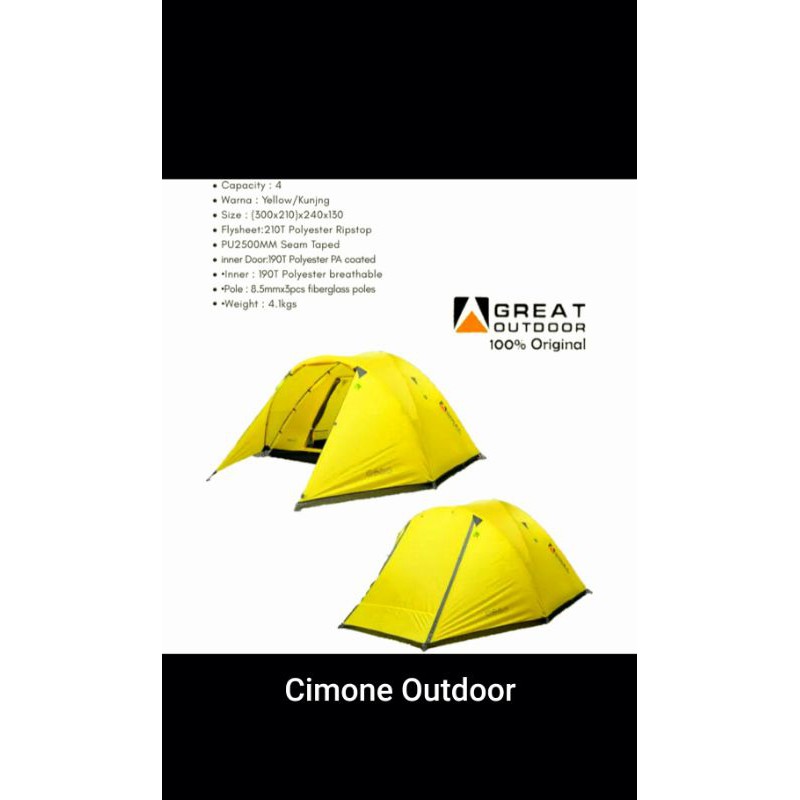 Tenda Great Outdoor JAVA 4 PRO