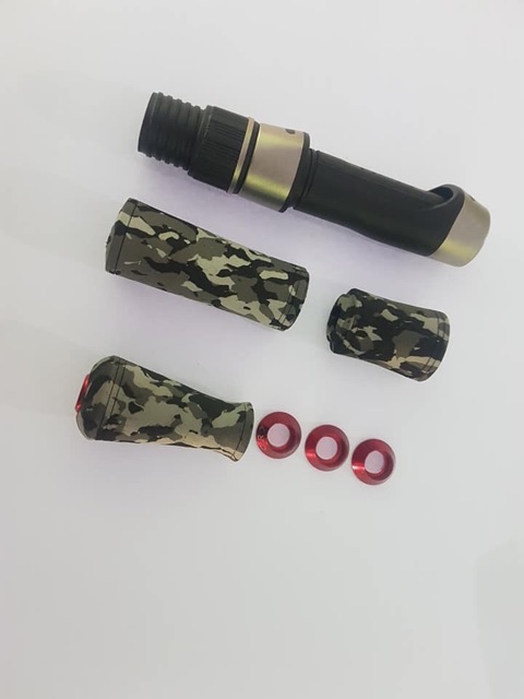 COD Paket Set Reel Seat Spinning motif Camou