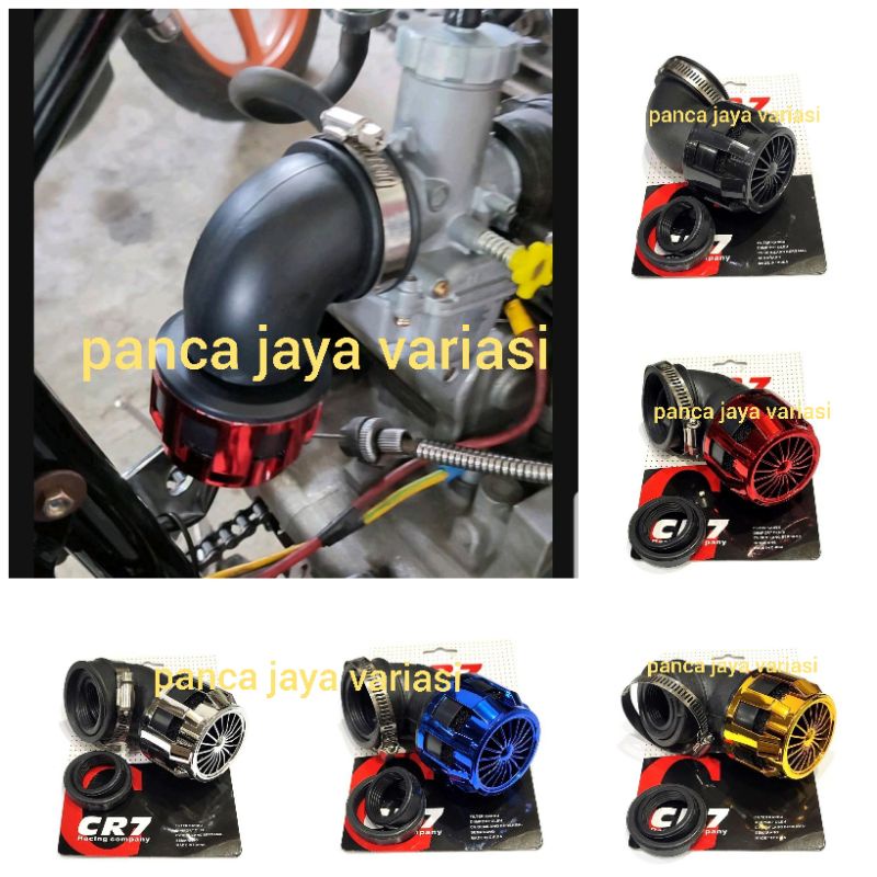 [ model TURBIN PESAWAT ] FILTER KARBU Racing VARIASI filter karbu  asl  power jet PE dan PWK saringan udara universal -venus98 &amp; Royal