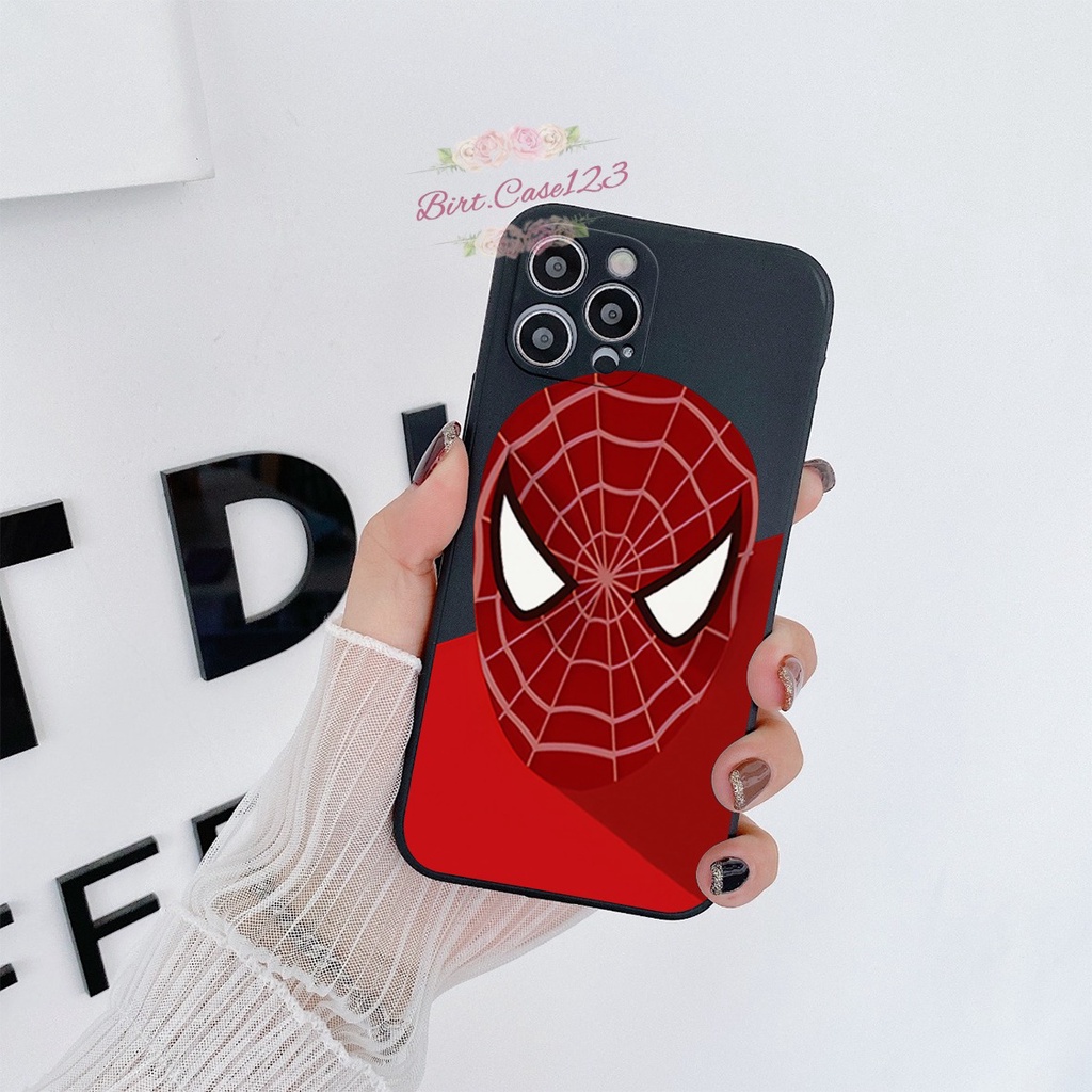 CASE CASING SOFTCASE SILIKON MACARON PELINDUNG KAMERA SPIDERMAN OPPO VIVO SAMSUNG XIAOMI REALME IPHONE ALL TYPE BC6180