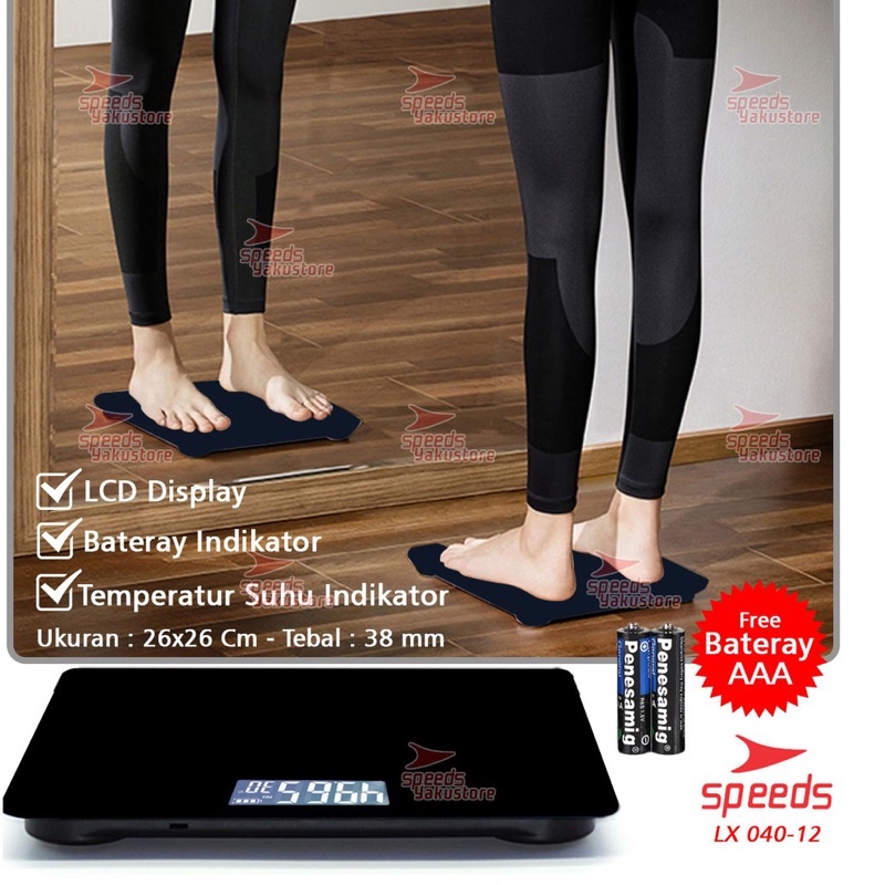Timbangan badan polos / timbangan digital / timbangan LED