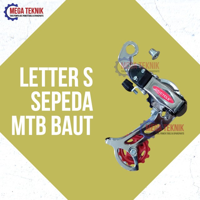 RD Rear Derailleur Letter S Sepeda MTB Baut Operan Gigi Balap