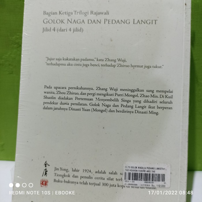 novel golok naga dan pedang langit jilid 4 jin yong