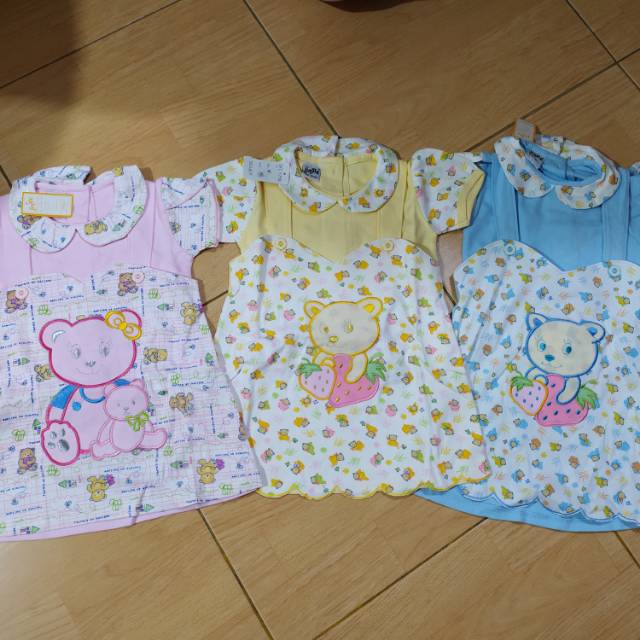 Dress Anak Perempuan Cute 1-2 tahun
