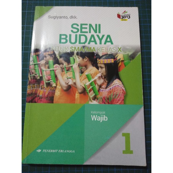Buku Seni Budaya Kelas 10 SMA | buku Bekas