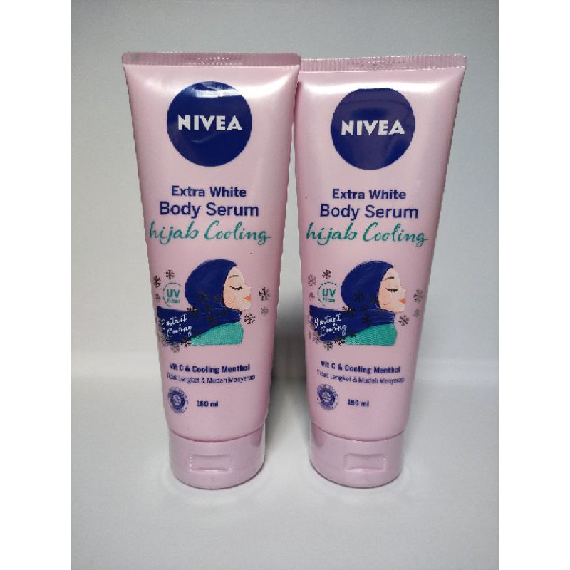 NIVEA Extra White Body Serum Hijab Cooling - 180ml body lotion