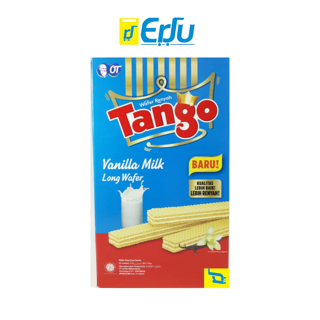 

Tango Wafer Long Vanila Kemasan Box 20 x 7gr