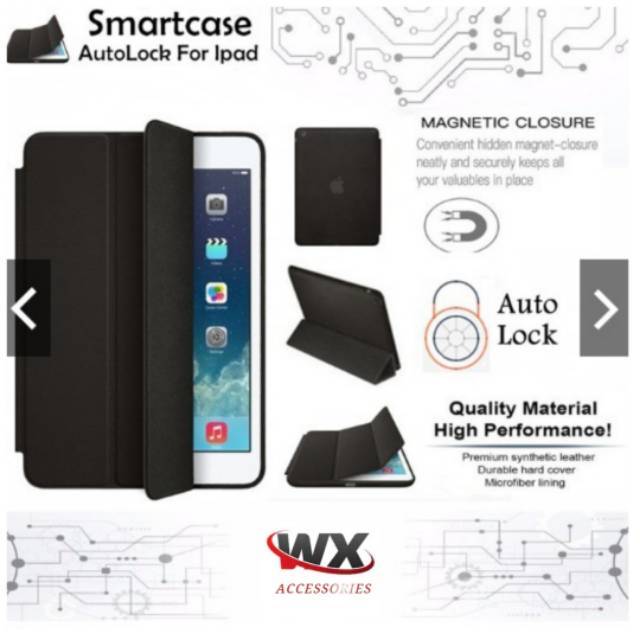 [ IPAD PRO 12.9 2020 ] PREMIUM SMART FLIP COVER LEATHER CASE