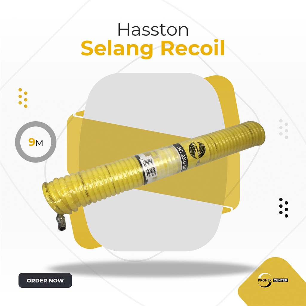 (HASSTON)SELANG RECOIL/SELANG KOMPRESOR 9M HASSTON