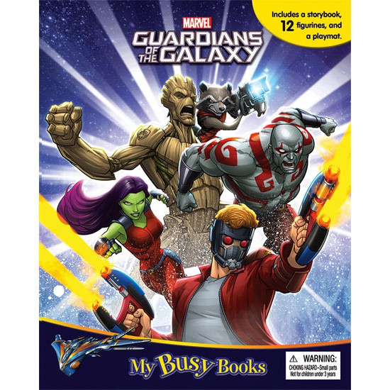 BUKU CERITA EDUKASI ANAK KARAKTER SUPER HERO AVENGERS MY BUSY BOOK GUARDIAN OF THE GALAXY