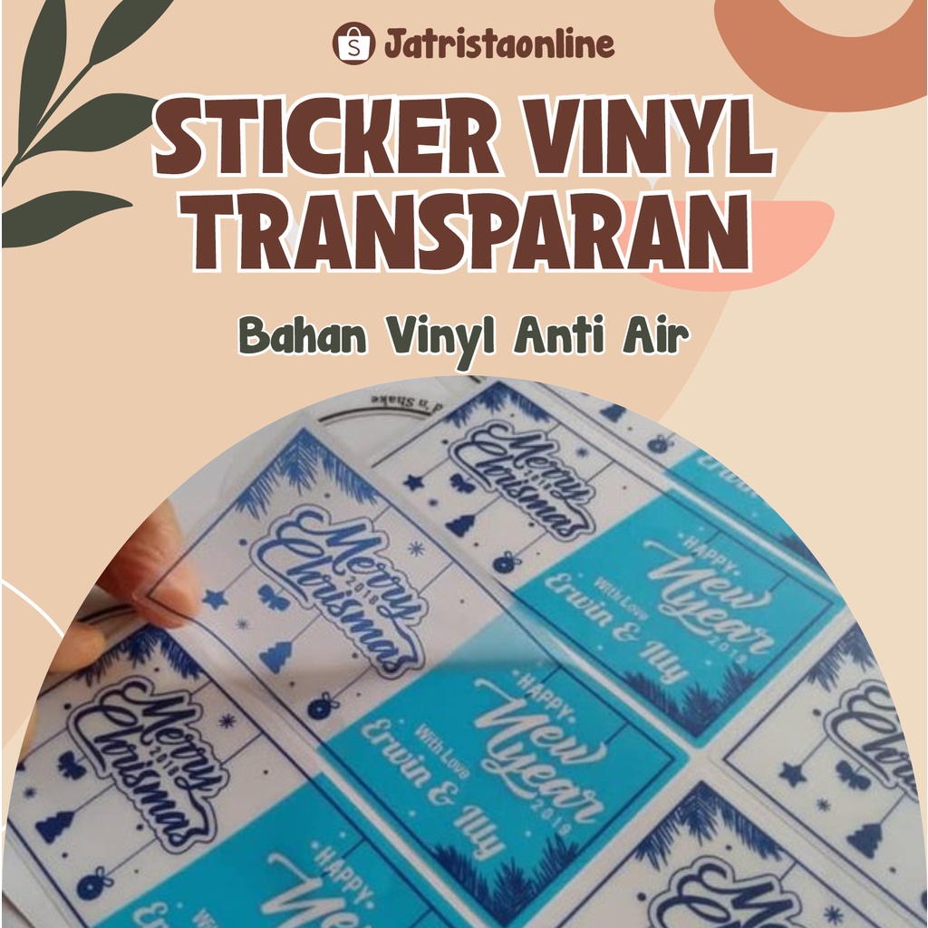 

CETAK STICKER VINYL ANTI AIR CUTTING PROSES CEPAT | STICKER MAKANAN MINUMAN CUSTOM