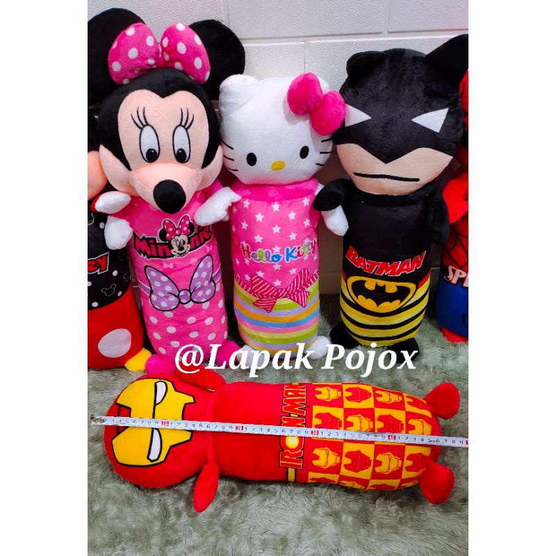 Boneka Guling kerakter full printing lucu