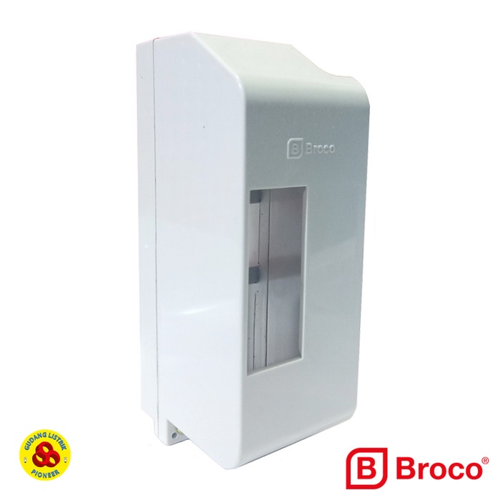 Listrik-Perlengkapan- Broco Box Mcb 1 Group Outbow Tempel 17101 Box Mcb 1P Ob Abu -Perlengkapan-