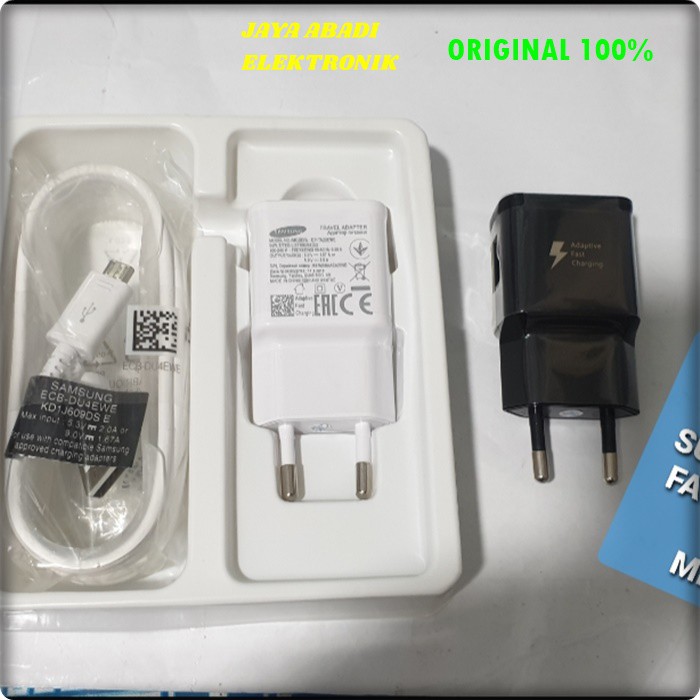 J10 CHARGER SAMSUNG 15 WATT MIKRO USB SUPER FAST CHARGING ADAPTOR CHARGE TRAVEL FLASH CAS CASAN QUICK CHARGE QUALLCOMM UNIVERSAL MULTI ORIGINAL VOLT GADGET BISA SEGALA MEREK HANDPHONE SUPPORT SUPER FAST CHARGING